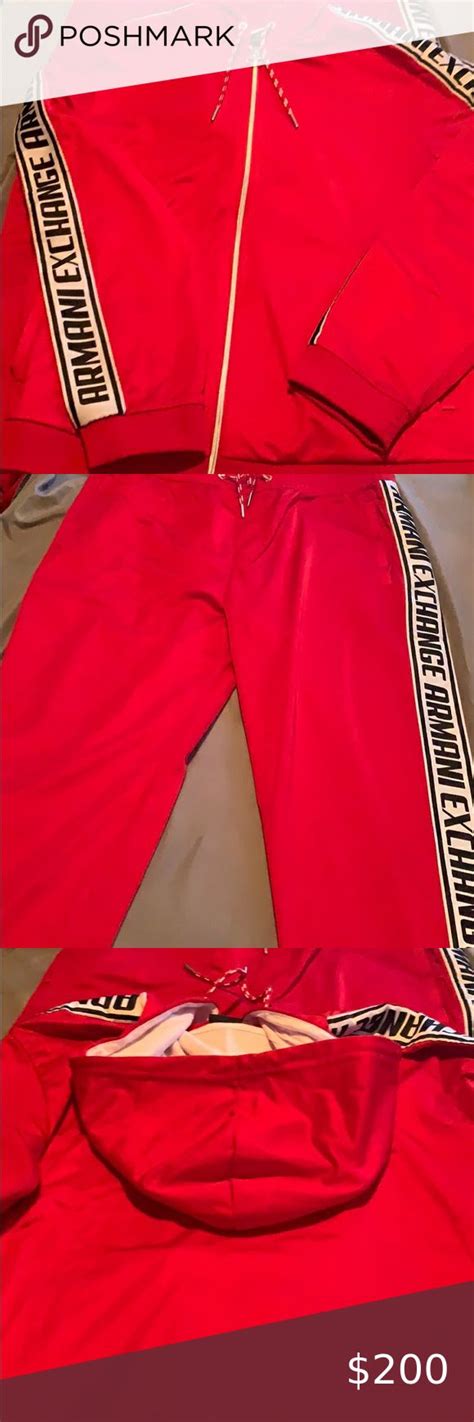 armani exchange sweatsuit|armani exchange men's sweat suits.